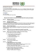 Agenda - 02 February 2025