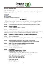 Agenda - 03 March 2025