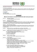Agenda - 04 April 2026