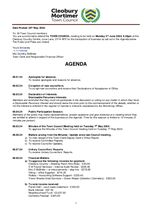 Agenda - 06 June 2024
