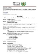 Agenda - 07 July 2025 