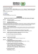 Agenda - 09 September 2025 