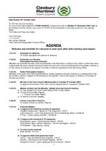 Agenda - 11 November 2024