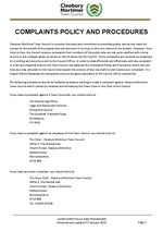 CMTC Complaints Policy and Procedures Nov 2024, updated January 2026