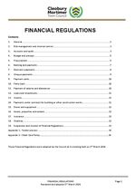 CMTC Financial Regulations March 2026