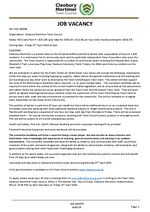 First page of document about Janitor - Job Advert & Job Description