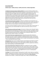 Unitary Councillors' January 2024 Report
