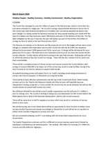 Unitary Councillors' March Report