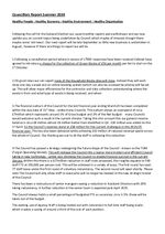 Unitary Councillors' Report - Summer 2024 